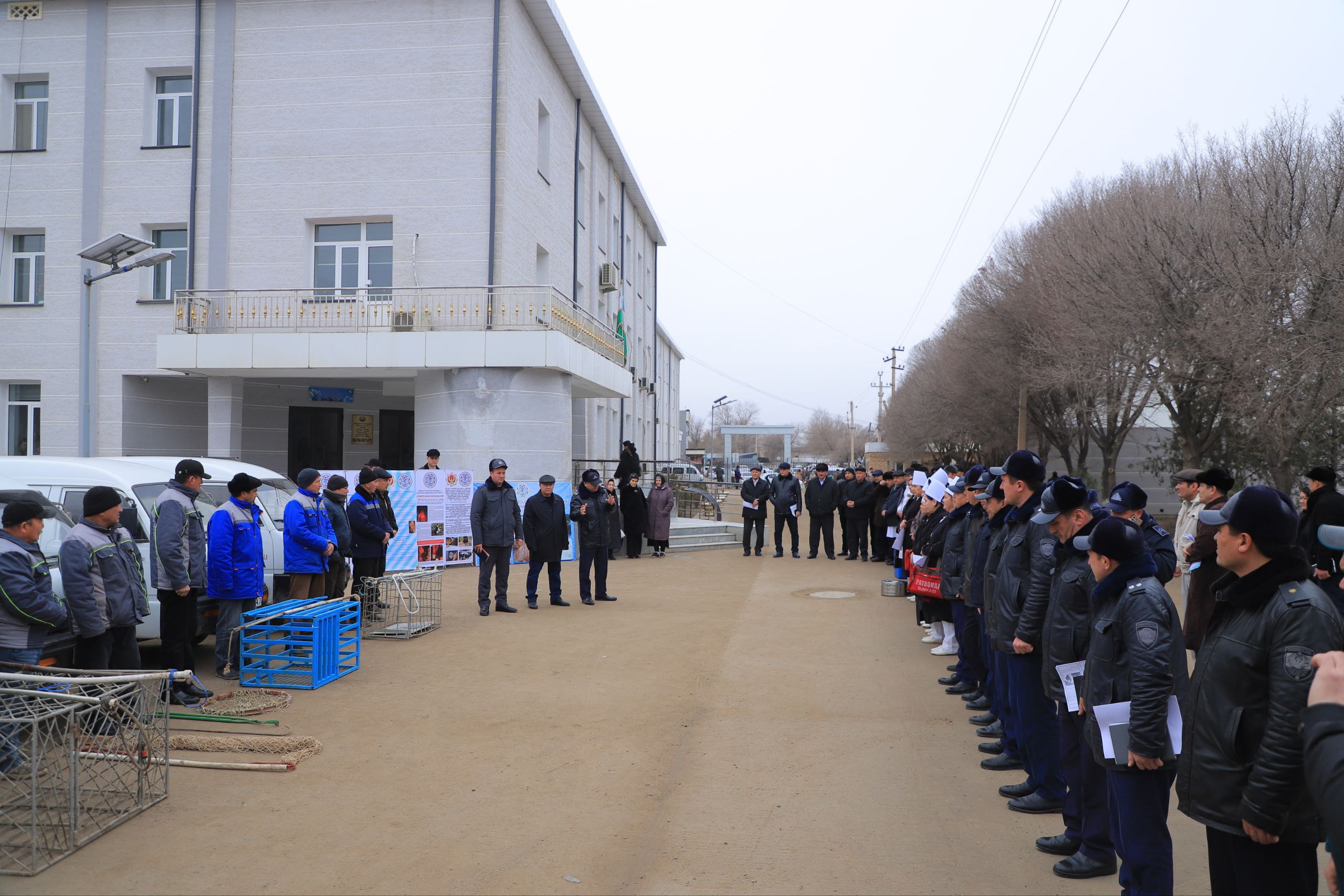 Yangiariq tuman tibbiyot birlashmasida maxsus-taktik o’quv mashg’uloti o’tkazildi
